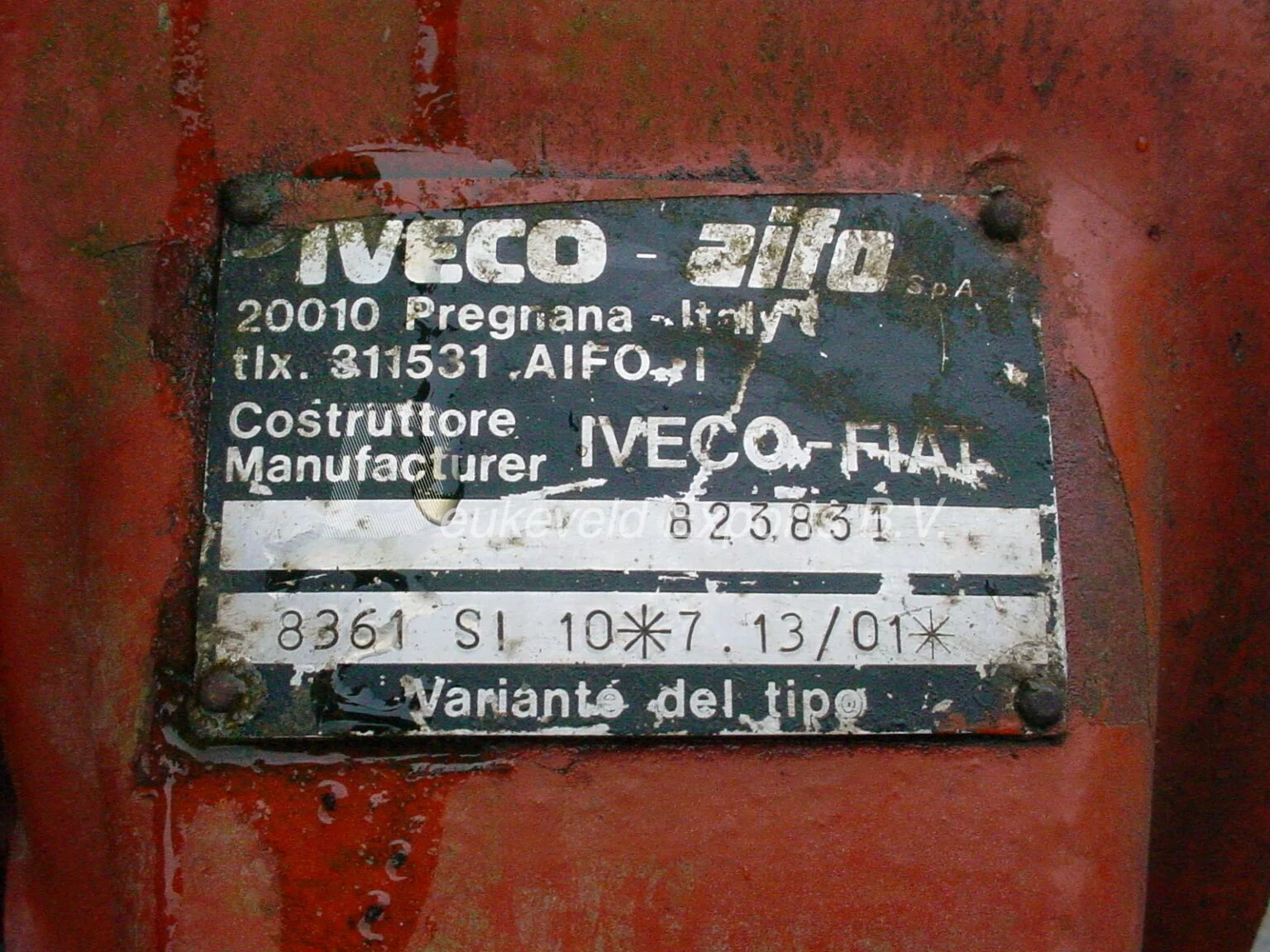 Fiat iveco 8361 Engine