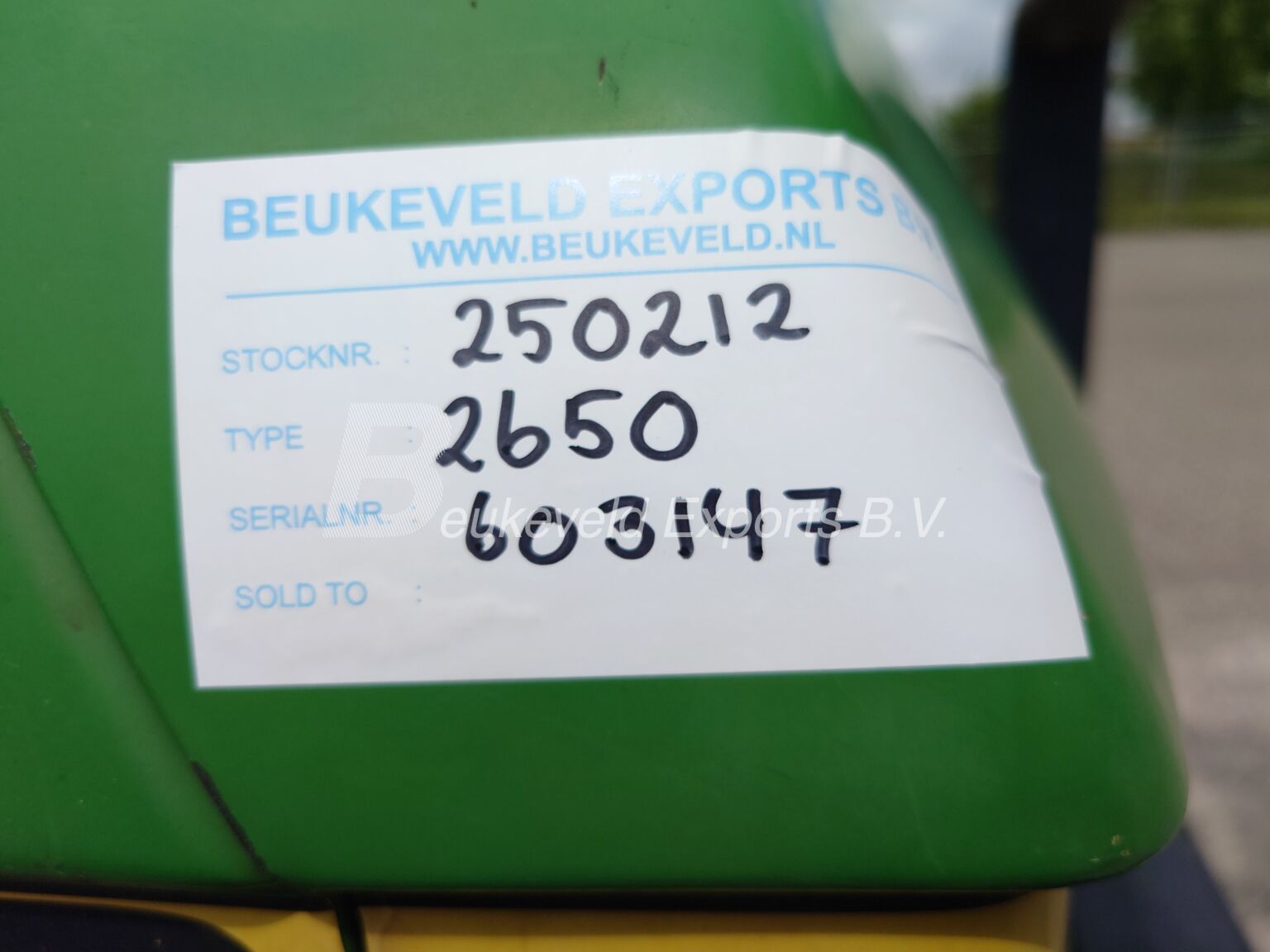John Deere 2650 Turbo frontloader (1)