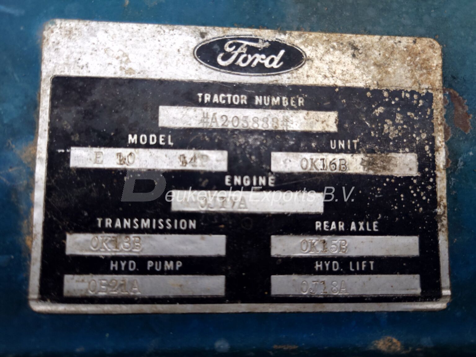 FORD 5000 tractor (8)