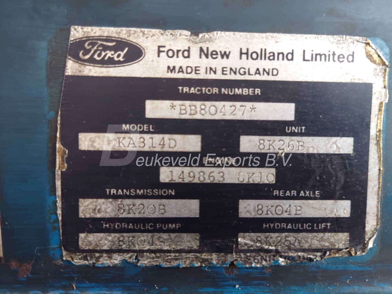 Ford 4110 GenII 2wd power steering