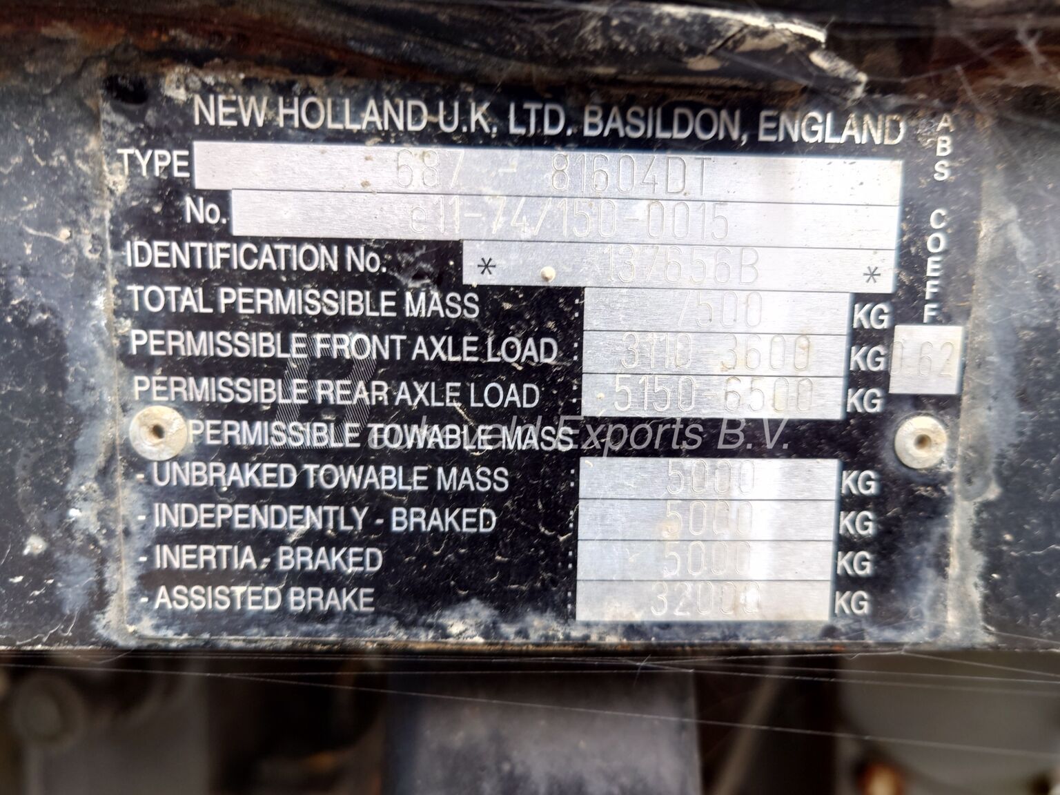 Ford New Holland 8160 Dual command