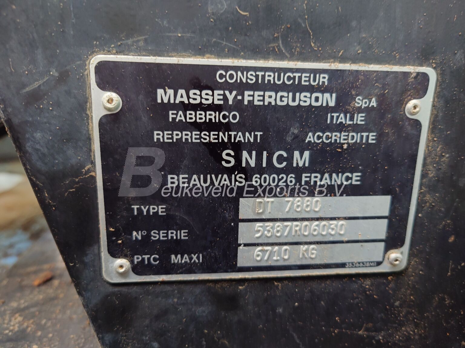 Landini 7880 DT frontloader