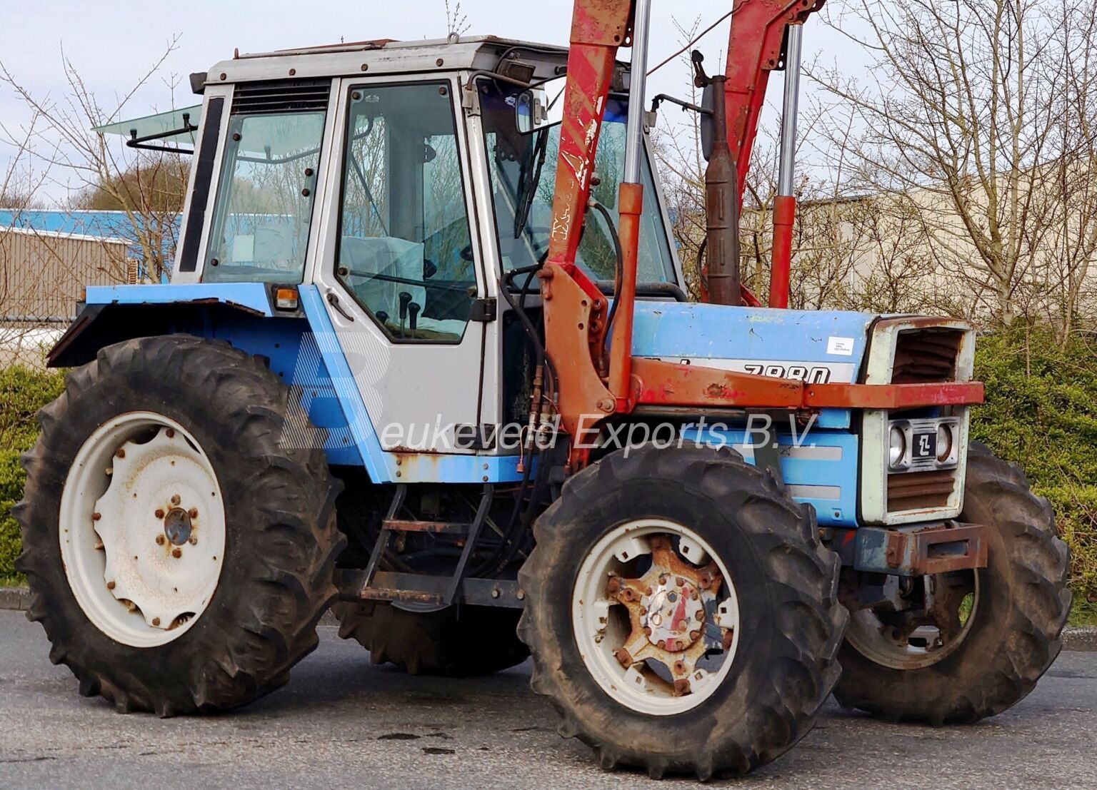 Landini 7880 DT frontloader (71)