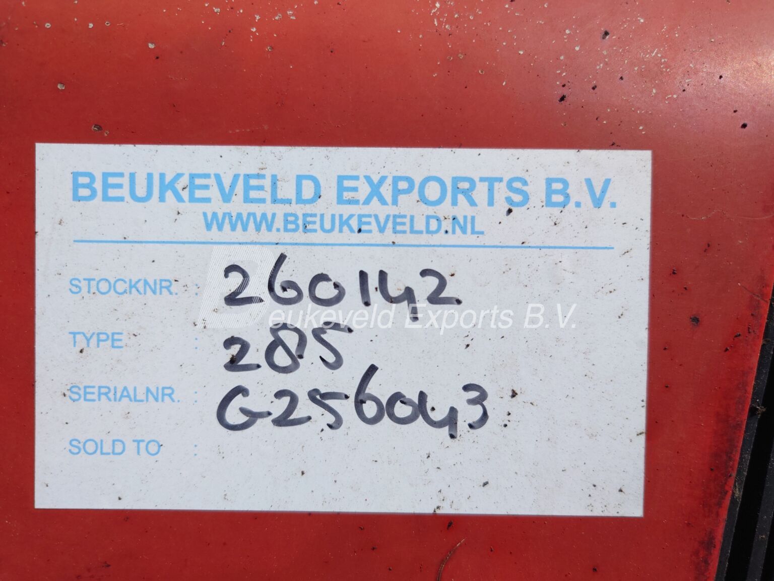 MASSEY Ferguson 285 Power steering (5)