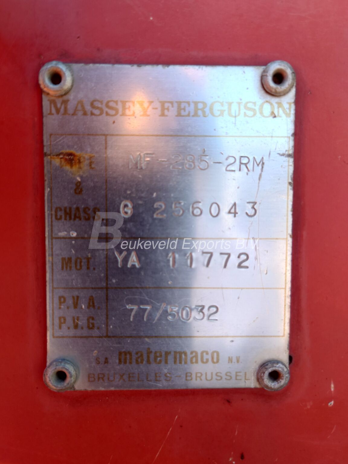 Massey Ferguson 285 Power steering (1)