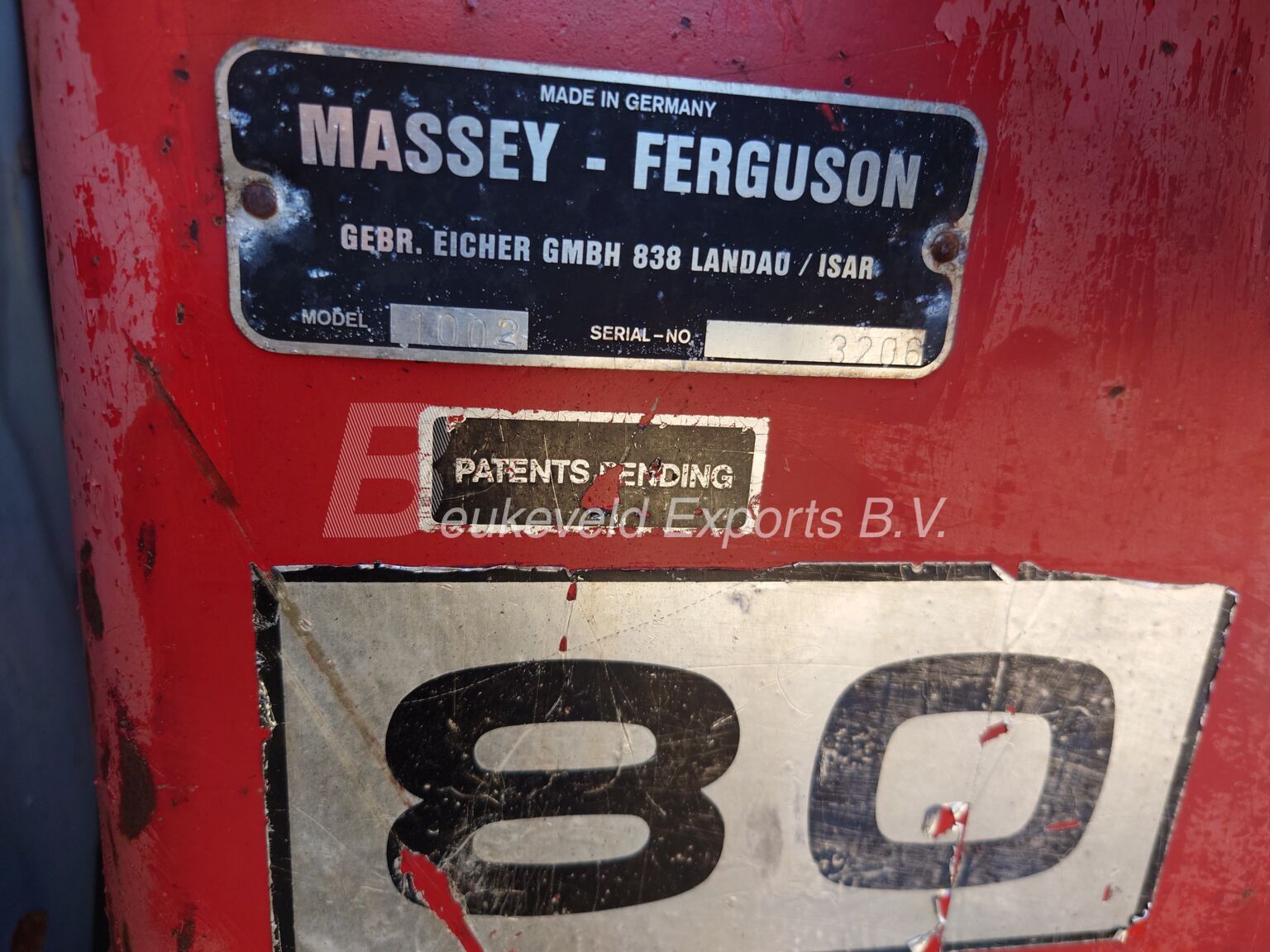 Massey Ferguson MF 690 4X4 Frontloader MF80 (5)