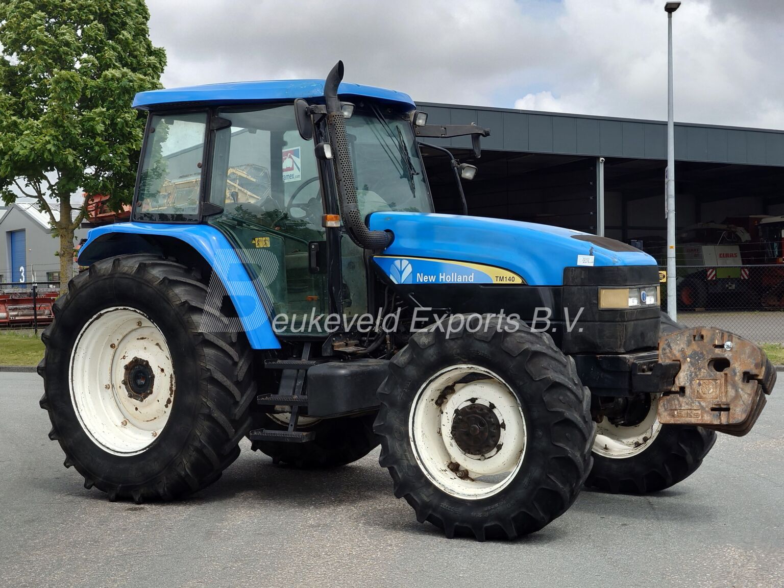NEW HOLLAND TM140 CLASSIC full mechanical (10)