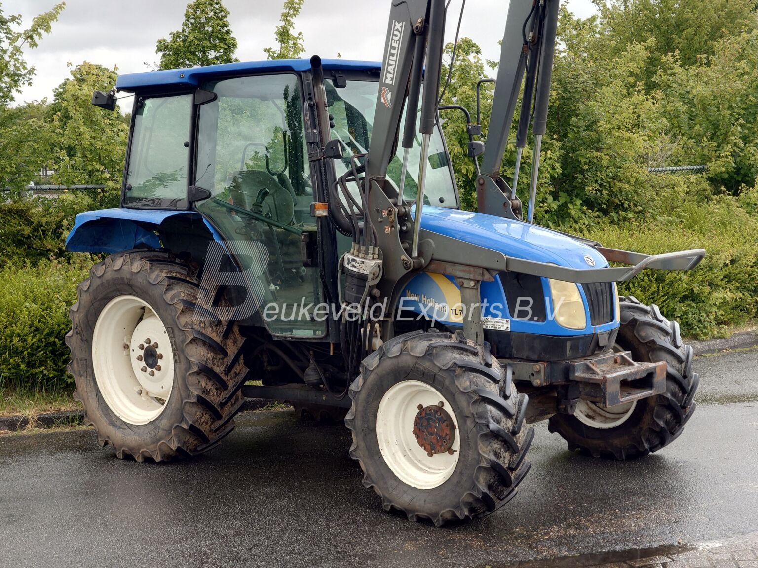 New Holland TL70 A frontloader (10)