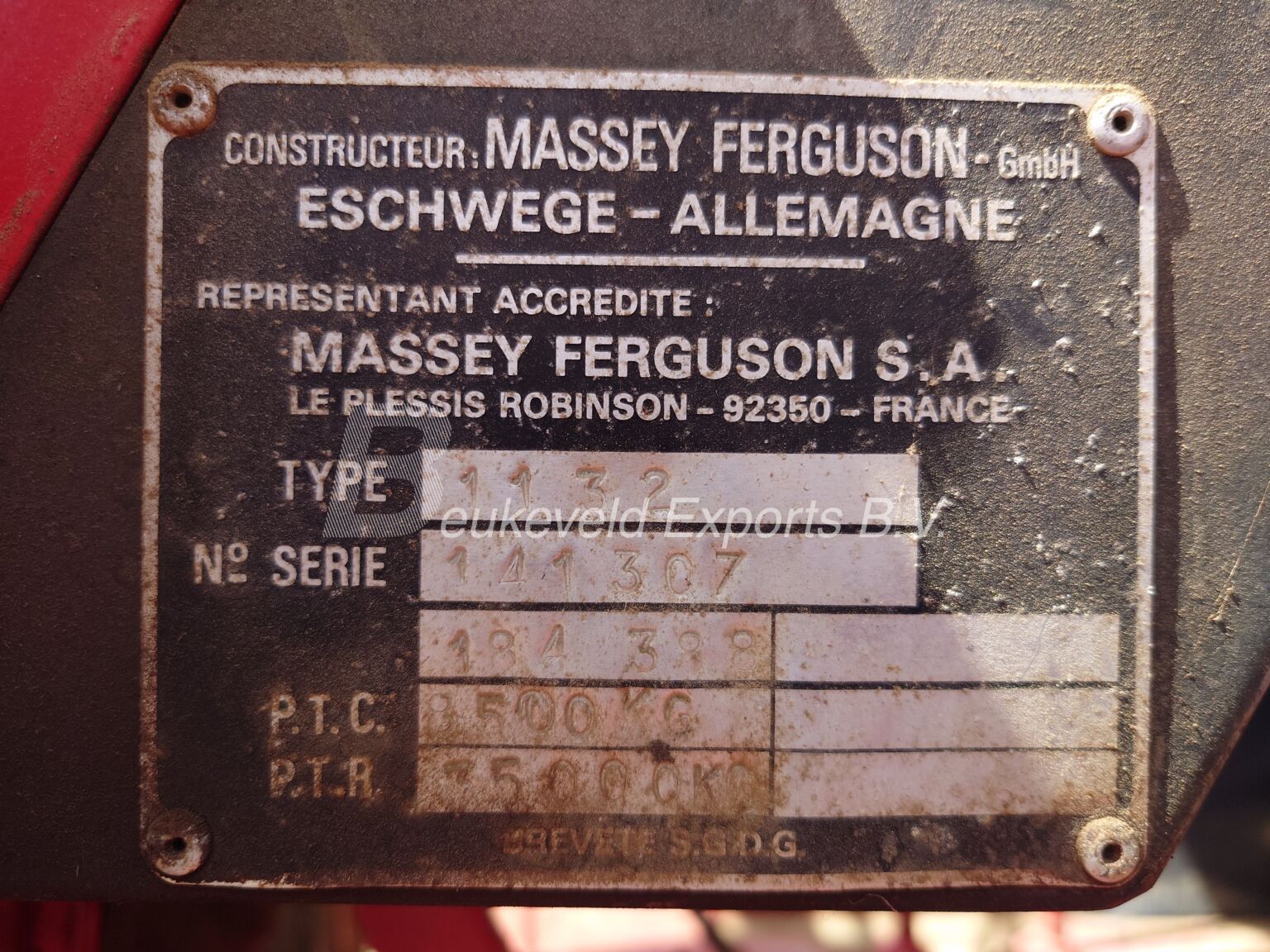 Massey Ferguson 1132 Turbo Eicher Wotan 3133 (1)