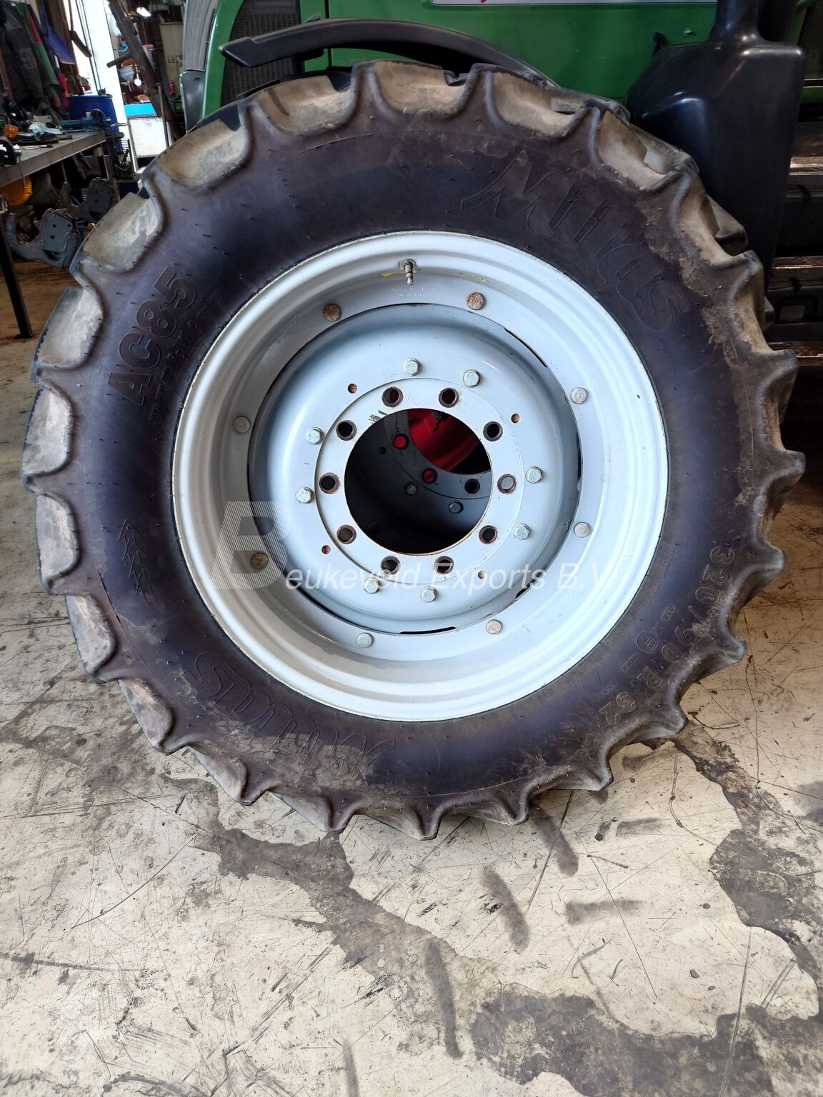 Used Set Mitas Row Crop Wheels front and rear (10)