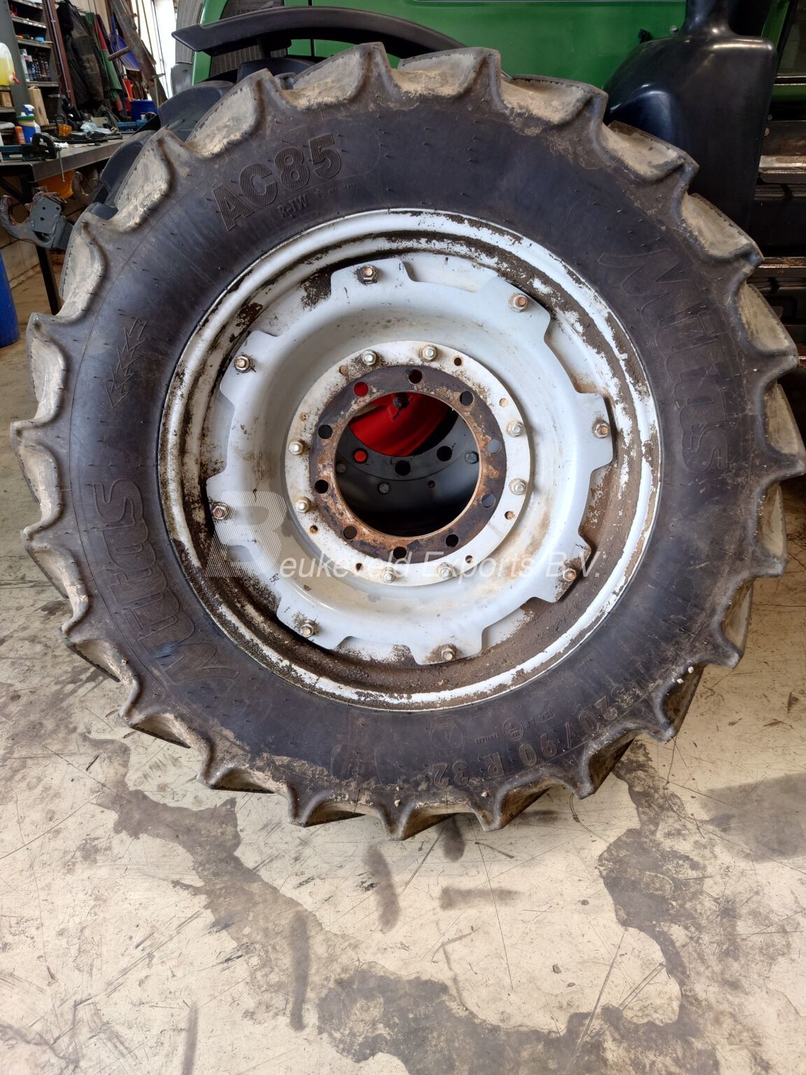 Used Set Mitas Row Crop Wheels front and rear (9)