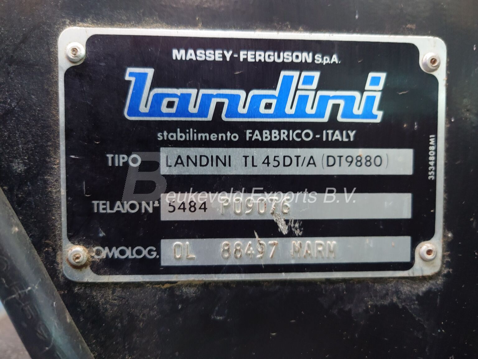 Landini 9880 frontloader (2)