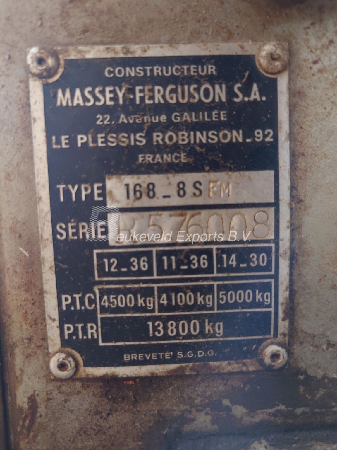 Massey Ferguson MF 168 power steering (1)