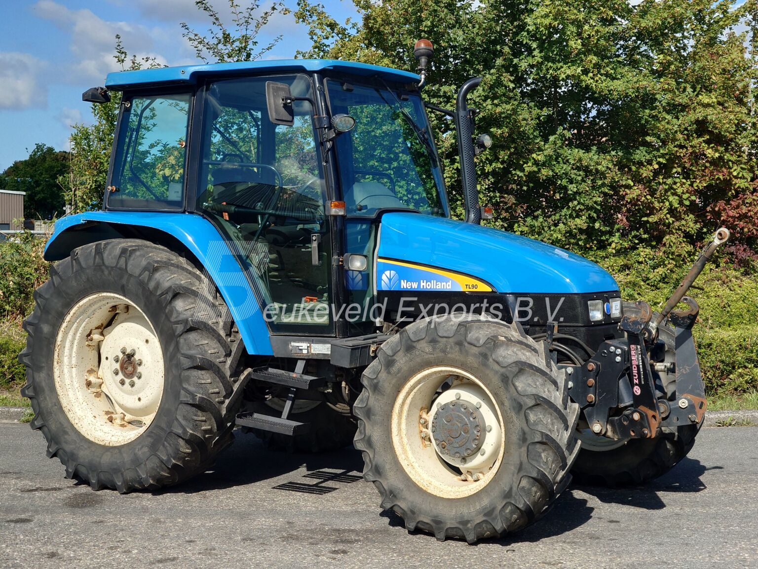 New Holland TL90 Turbo Zuidberg Frontlift 40Kmh (20)