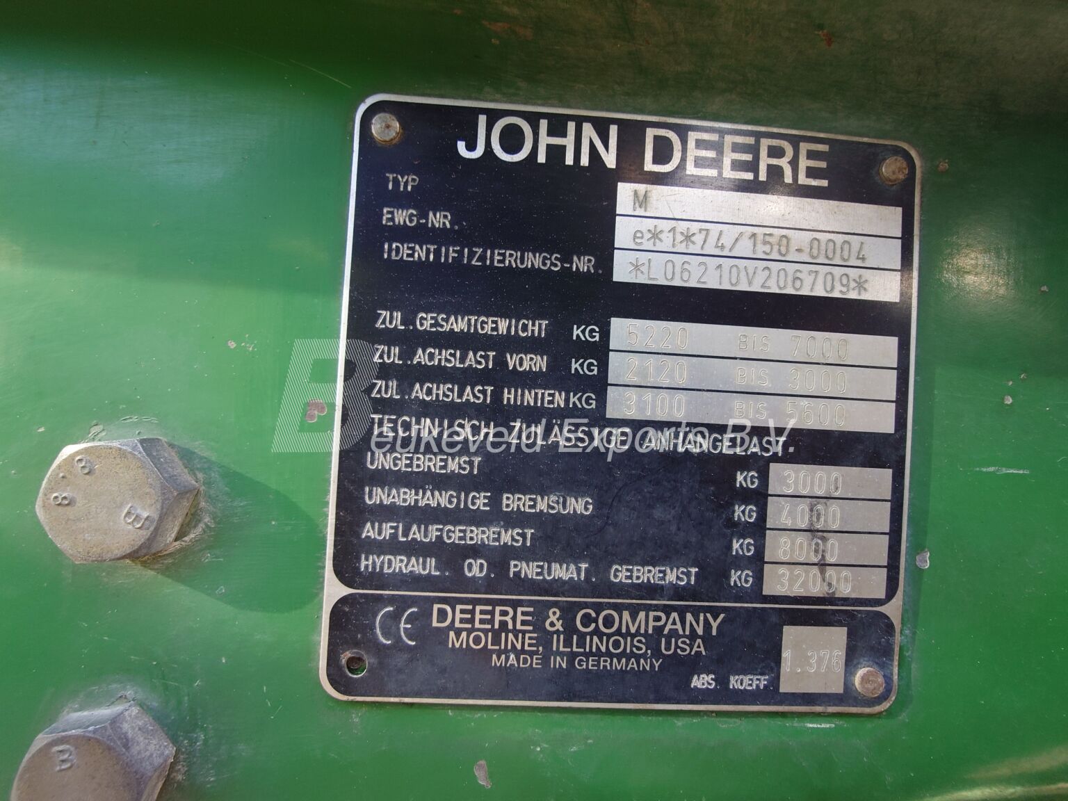 John Deere 6210 Turbo Powrquad airbrakes (1)