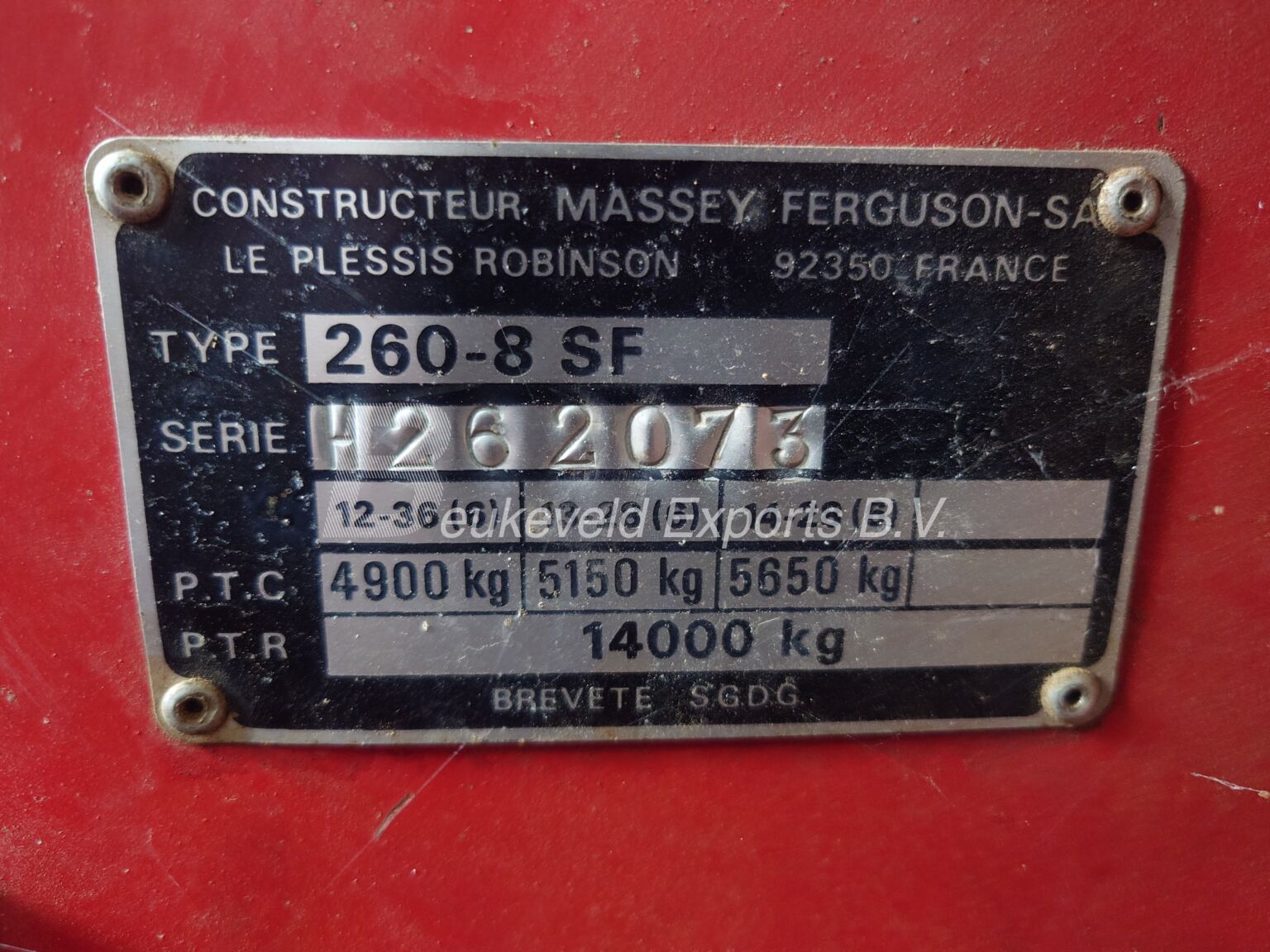 Massey Ferguson MF 260 power steering, (2)