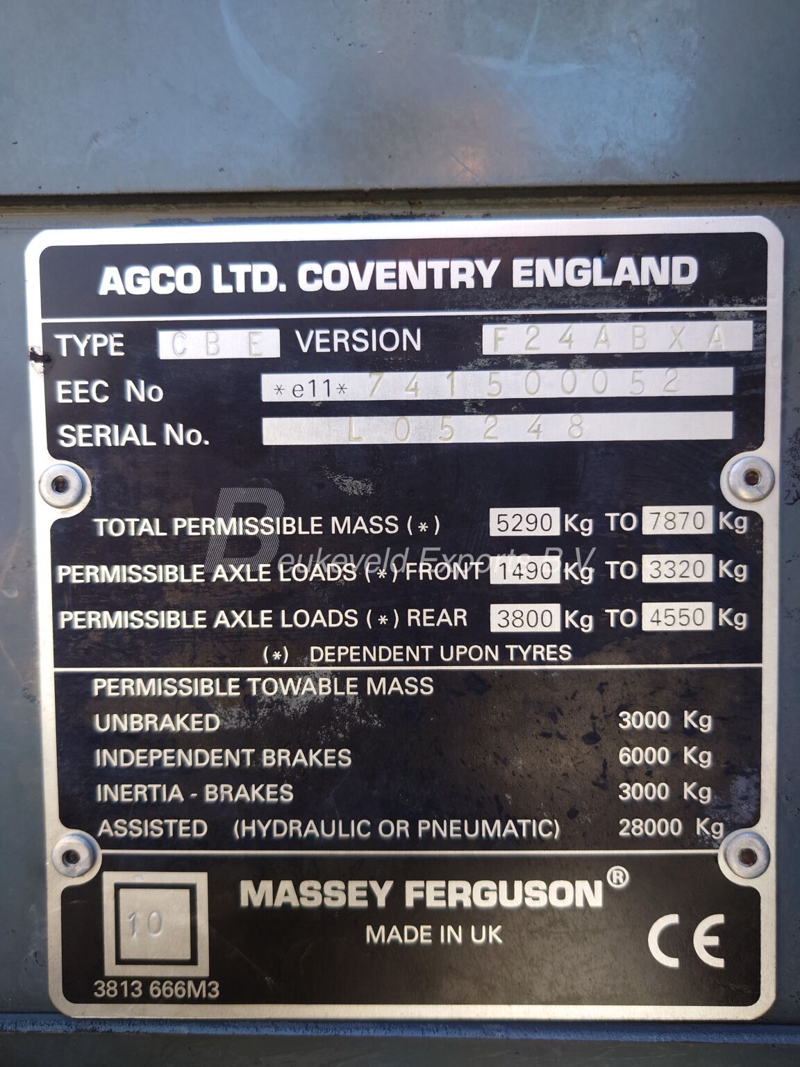 Massey Ferguson MF 4355 hi vision frontlift (1)