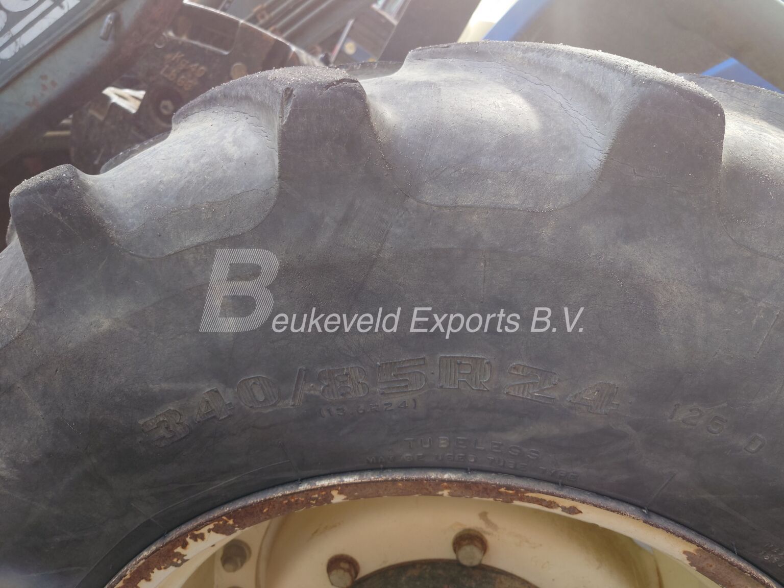 New Holland TL100 A Turbo frontloader airco (4)