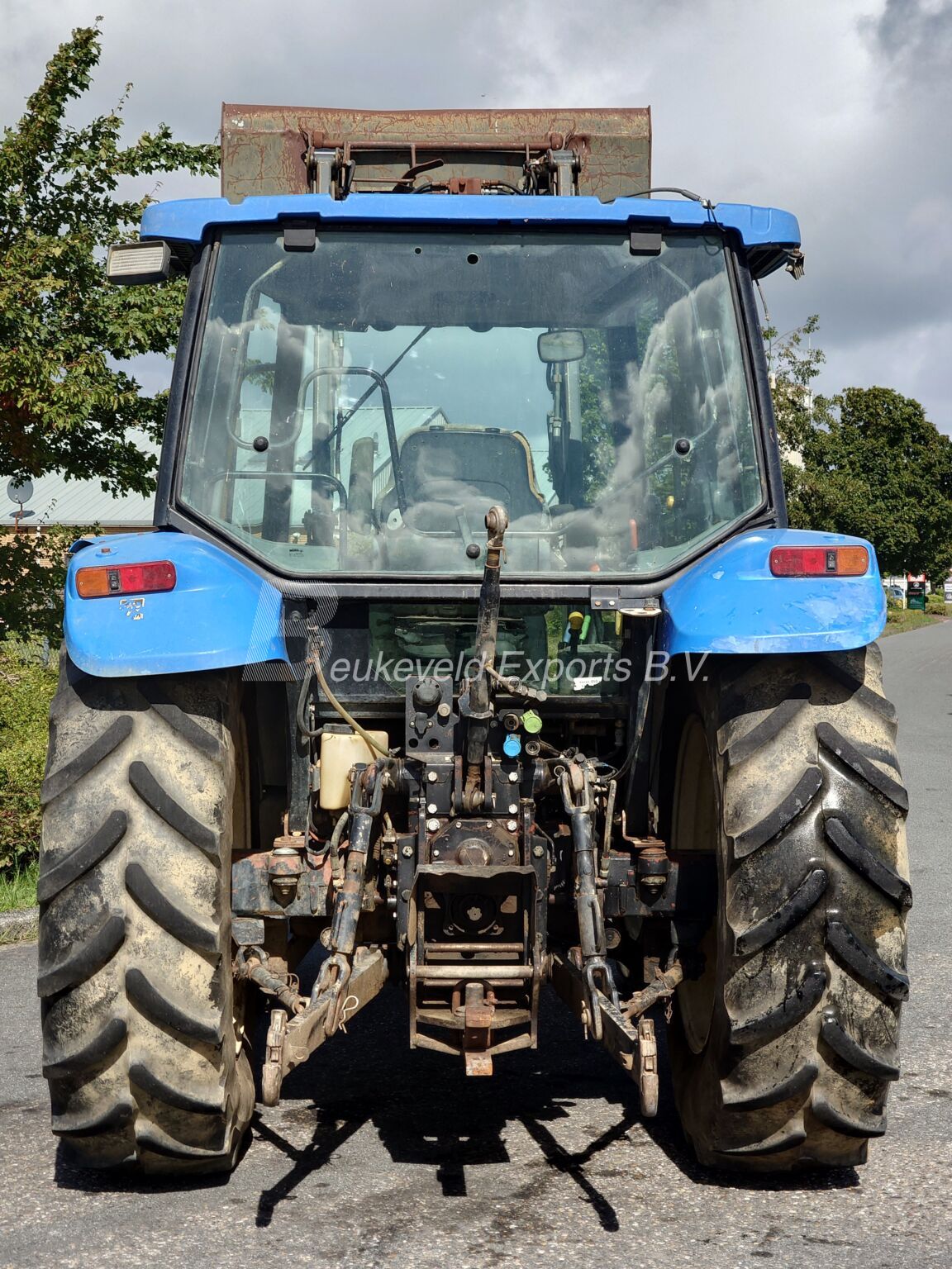 New Holland TL100 A Turbo frontloader airco (6)