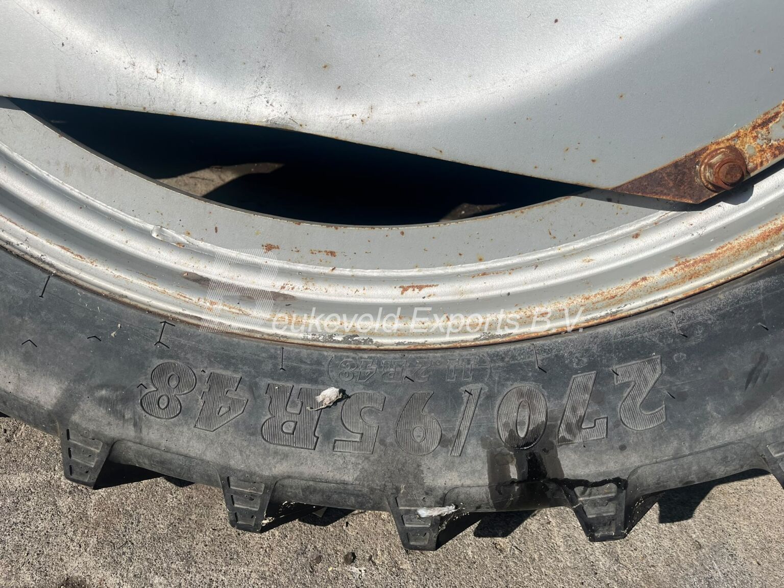 Set Used Rowcrop wheels 11.2R48 (4)