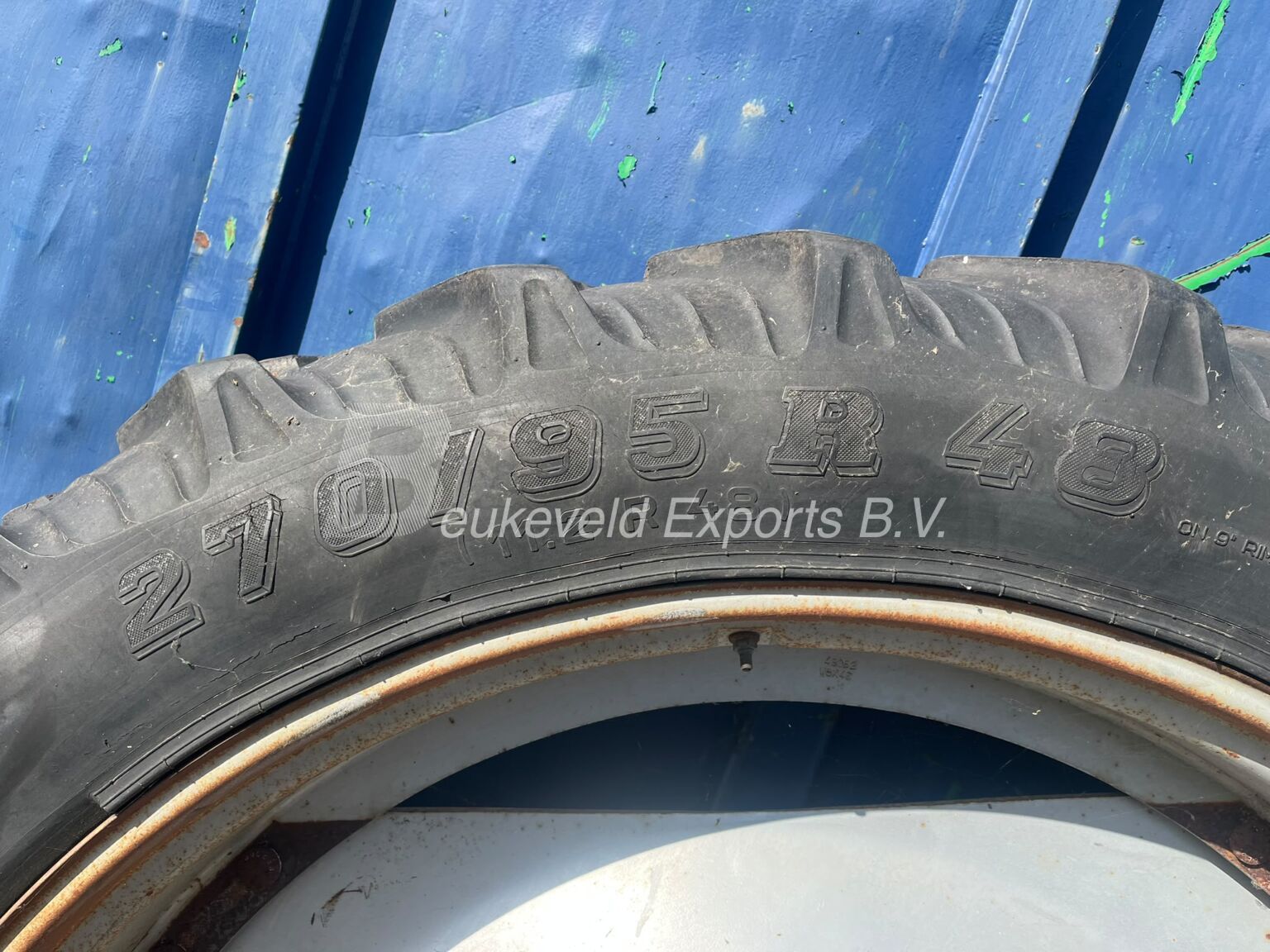 Set Used Rowcrop wheels 11.2R48 (7)