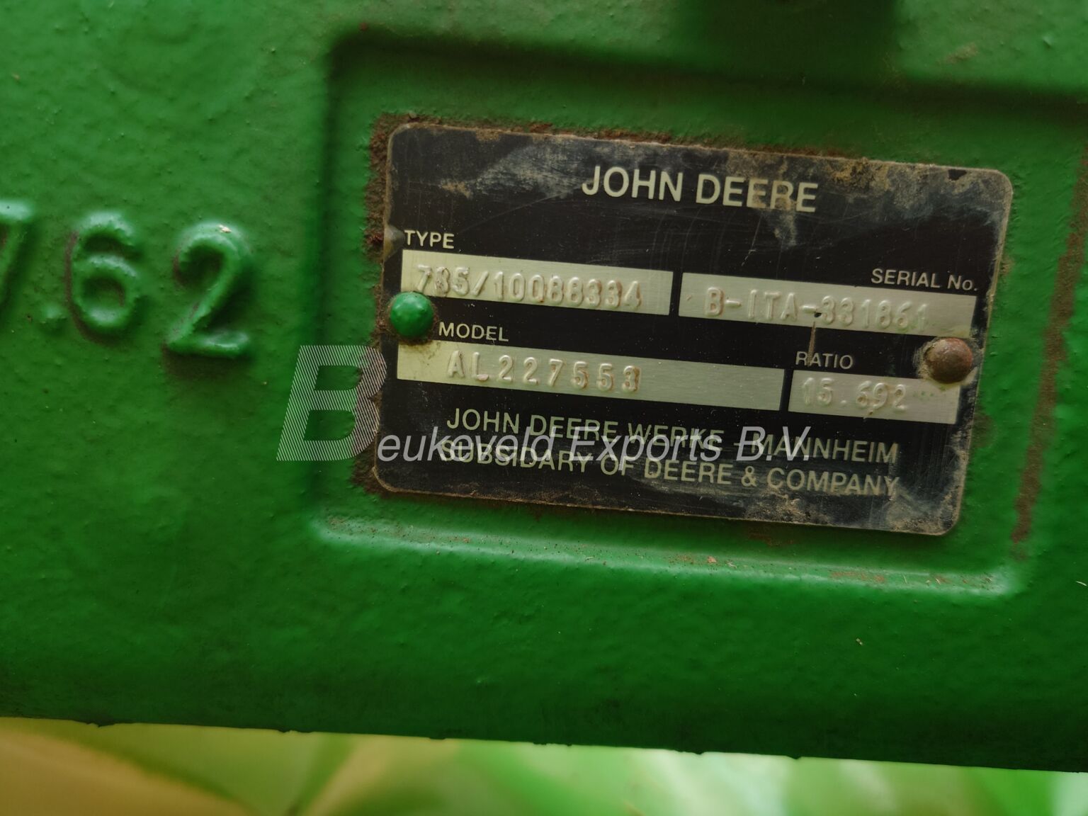 Used John Deere Front Axle AL227553 (4)