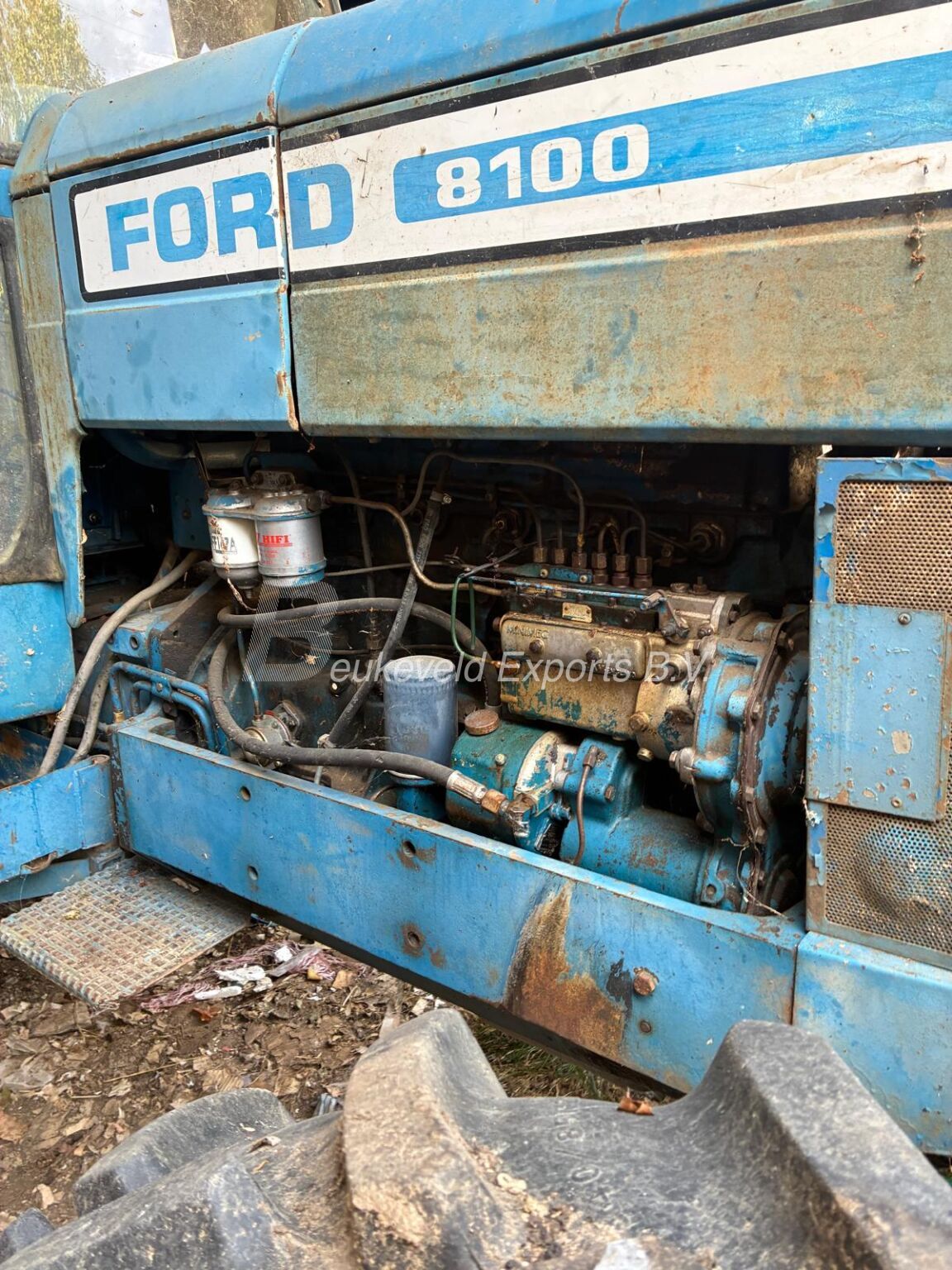Ford 8100 4X4 Schindler engine knocks cheap priced (2)