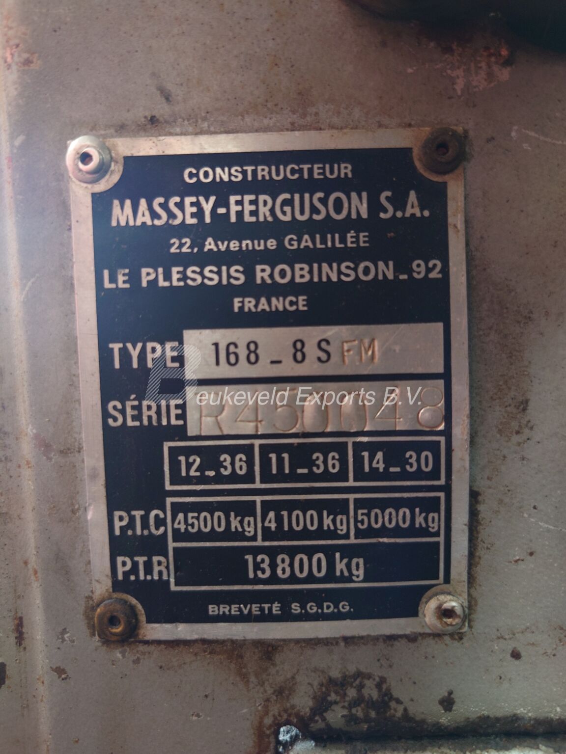 Massey Ferguson MF 168 power steering (1)