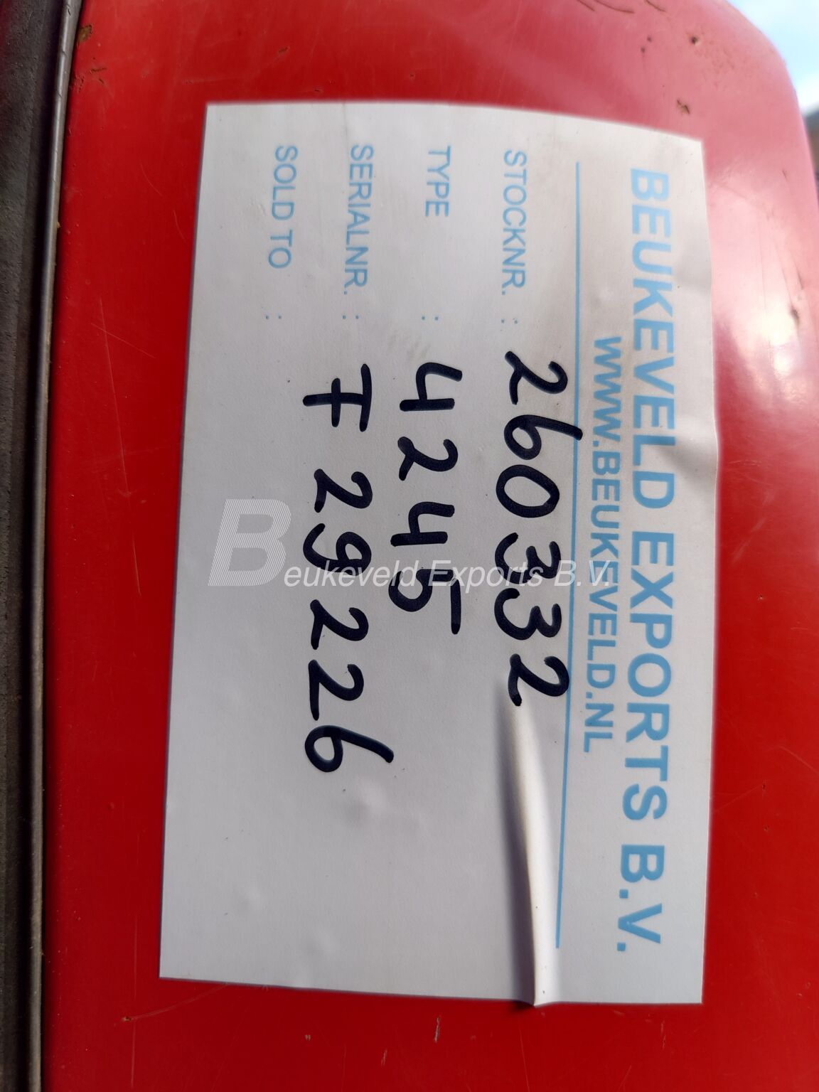 Massey Ferguson MF 4245 Turbo frontloader (1)